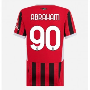 Billiga AC Milan Tammy Abraham #90 Hemmatröja Dam 2024-25 Kortärmad